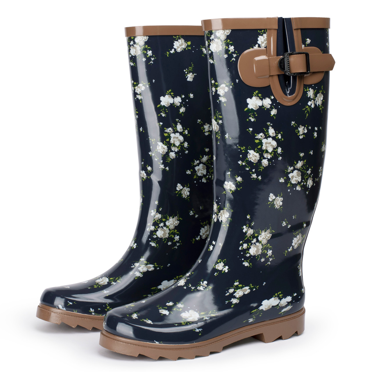 Alpine Swiss Izzy Womens Waterproof Mid Calf Rain Boots | Tall